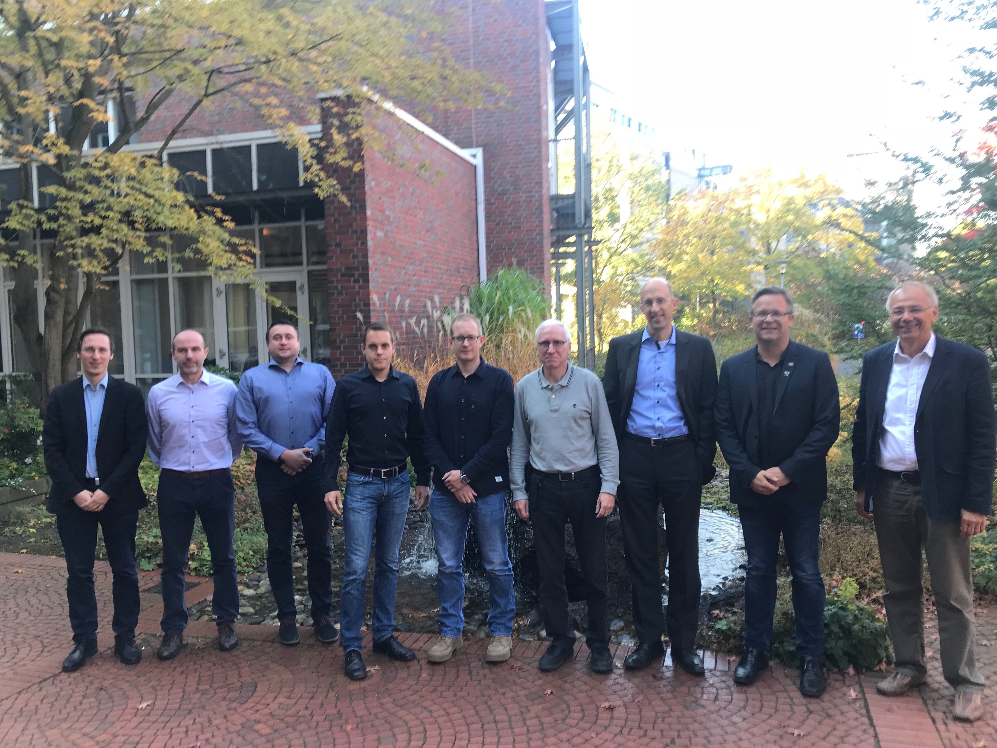 Teilnehmer des vierten Netzwerktreffens des PerFluSan-Netzwerks am Standort Hannover der Mull und Partner Ingenieurgesellschaft mbH