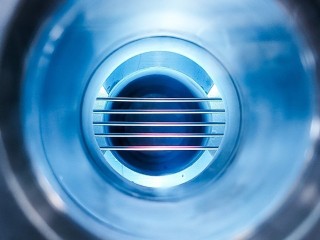 Hohlfasermembranen in einem Mikrowellenplasma