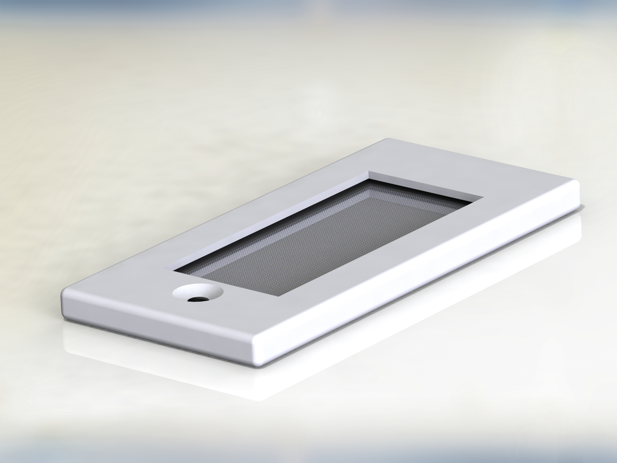 CAD drawing of a test chip