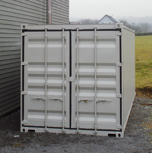 Container in which the burner is operated, next to the water house in Knittlingen.