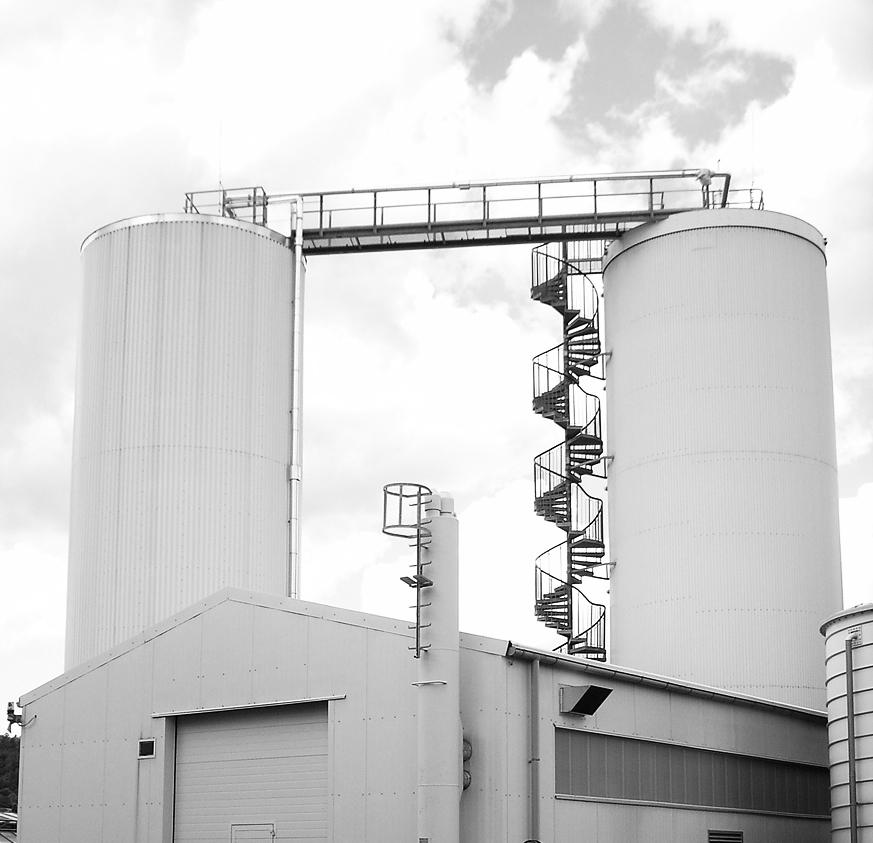 Wastewater treatment plant in Tauberbischofsheim with two-stage high-load digestion and microfiltration.