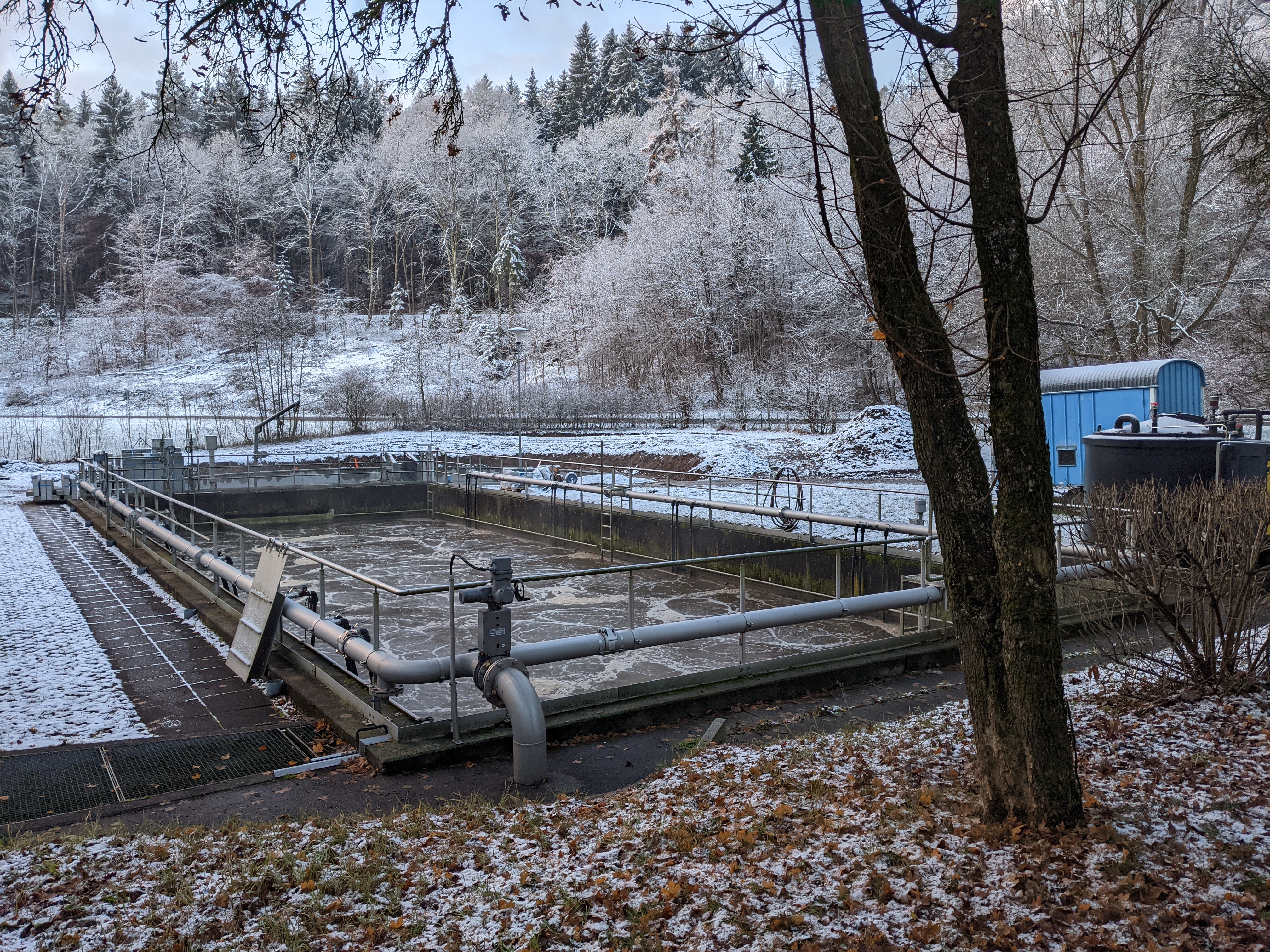 Activation tank of a wastewater treatment plant