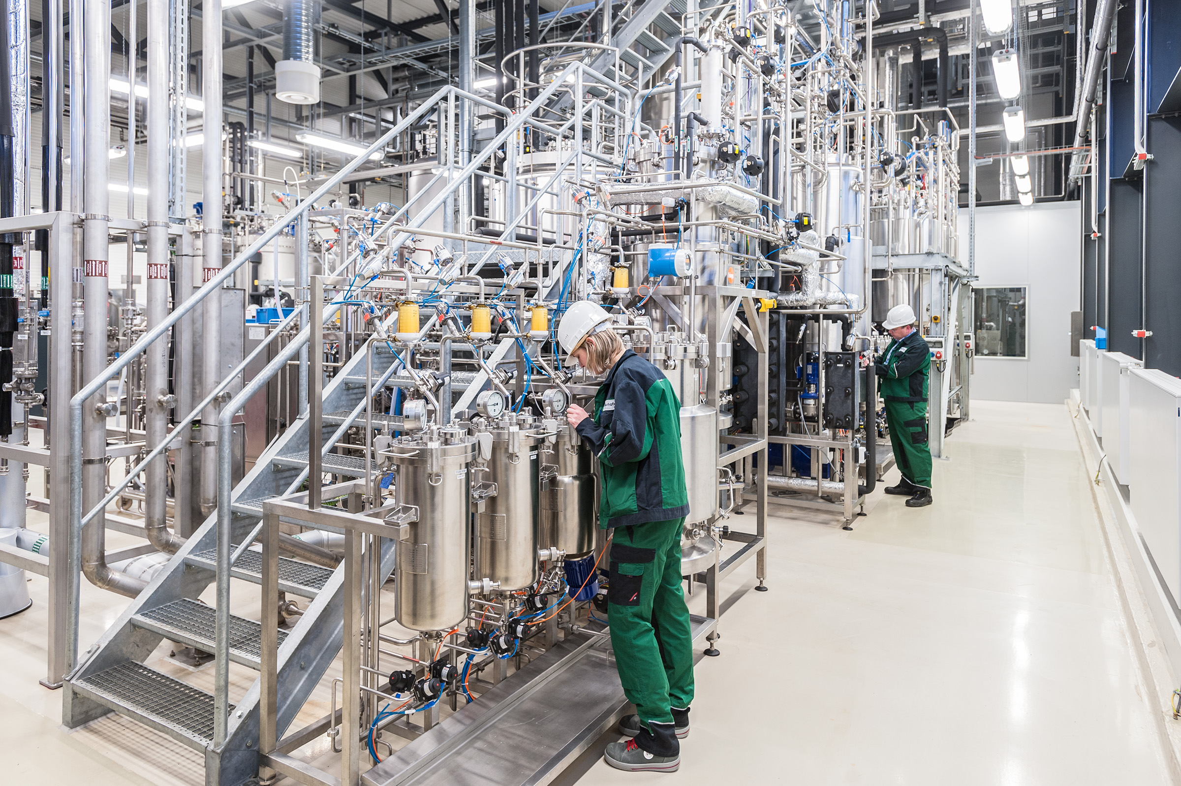 Fermentation am Fraunhofer CBP